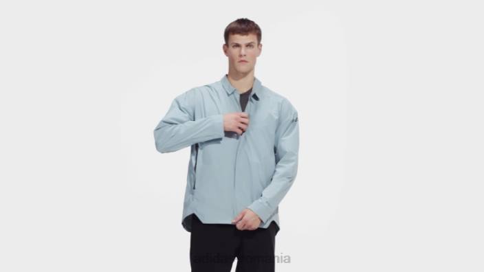 Adidas gri terrex ct myshelter wind.rdy overshirt adidas bărbați gri/rosu 2JBN14919