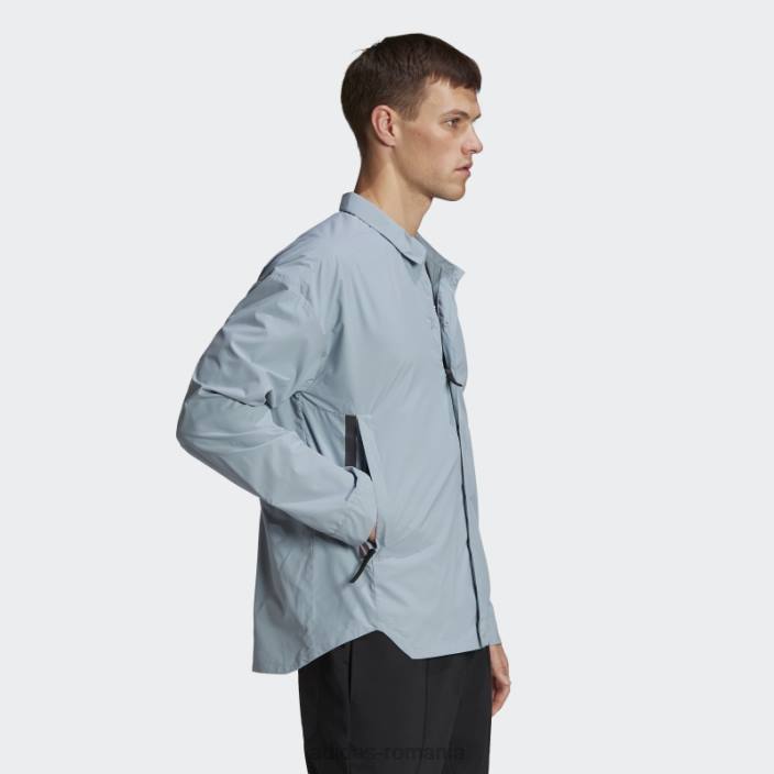 Adidas gri terrex ct myshelter wind.rdy overshirt adidas bărbați gri/rosu 2JBN14919