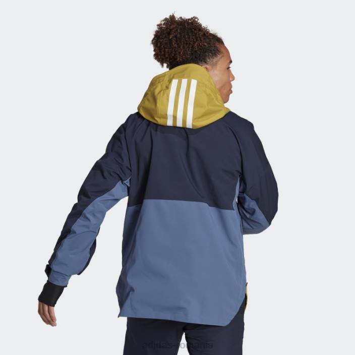 Adidas ink terrex 2 layer rain.rdy snow anorac adidas bărbați cerneală/măslin/oțel 2JBN14931