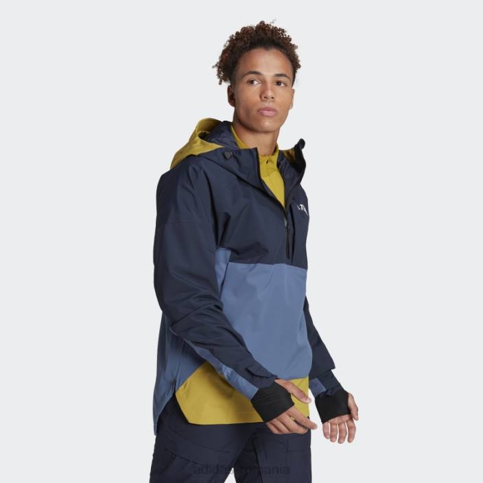 Adidas ink terrex 2 layer rain.rdy snow anorac adidas bărbați cerneală/măslin/oțel 2JBN14931