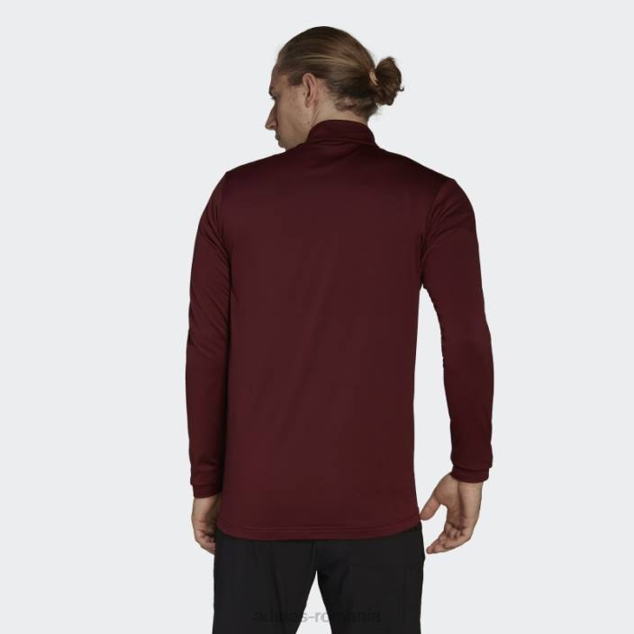 Adidas jachetă fleece cu fermoar complet roșu terrex multi primegreen bărbați roșu 2JBN14849