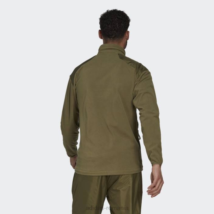 Adidas jachetă fleece multi primegreen de vânt olive bărbați măsline 2JBN14954
