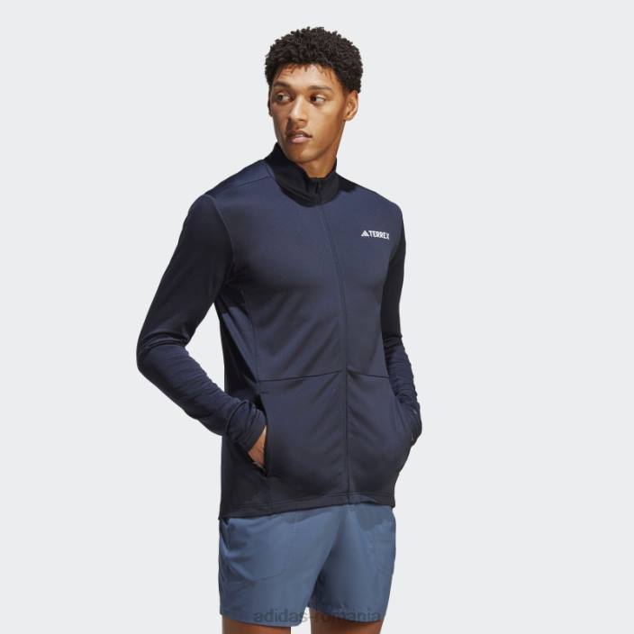 Adidas jachetă fleece terrex multi fermoar cerneală adidas bărbați cerneală 2JBN6102