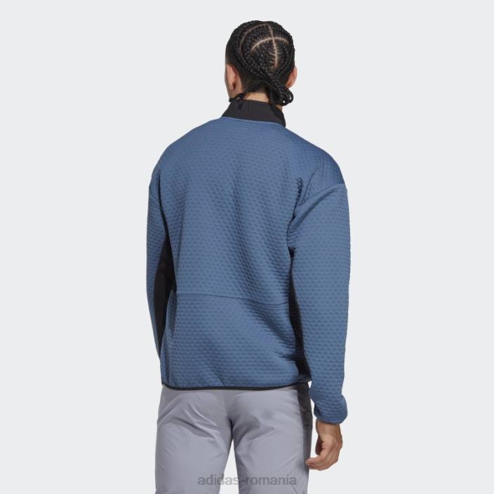 Adidas jachetă fleece terrex utilitas cu fermoar 1/2 bărbați oţel 2JBN13757