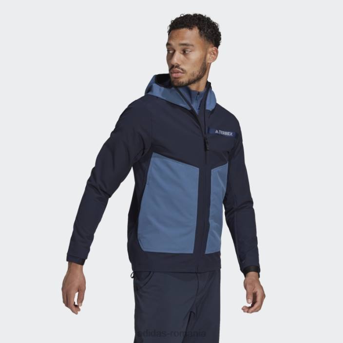 Adidas jachetă ink terrex multi soft shell bărbați cerneală/oțel 2JBN14651