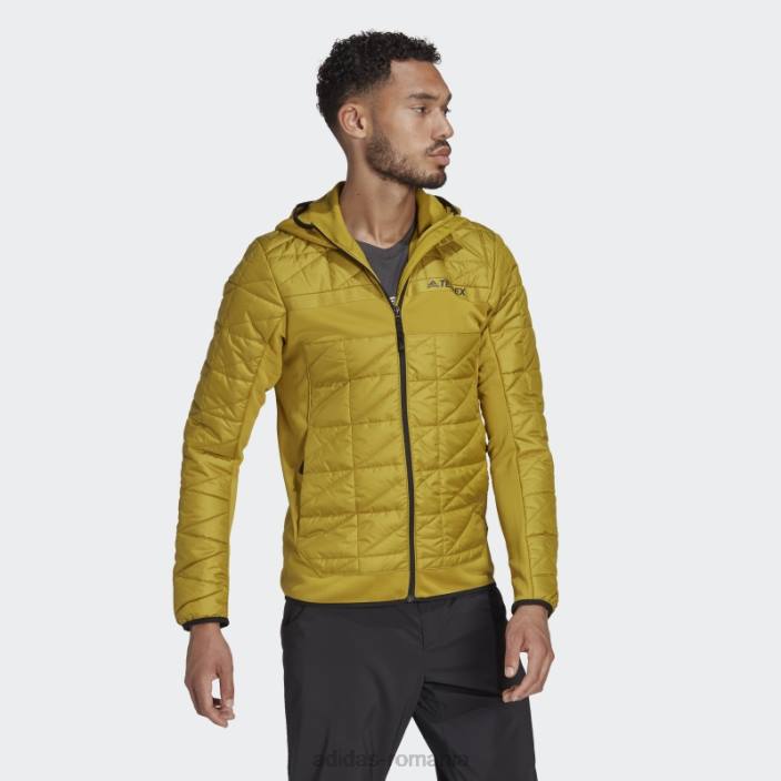 Adidas jachetă izolată olive terrex multi hibrid adidas bărbați măsline 2JBN13833