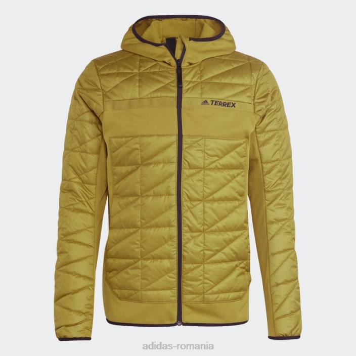 Adidas jachetă izolată olive terrex multi hibrid adidas bărbați măsline 2JBN13833