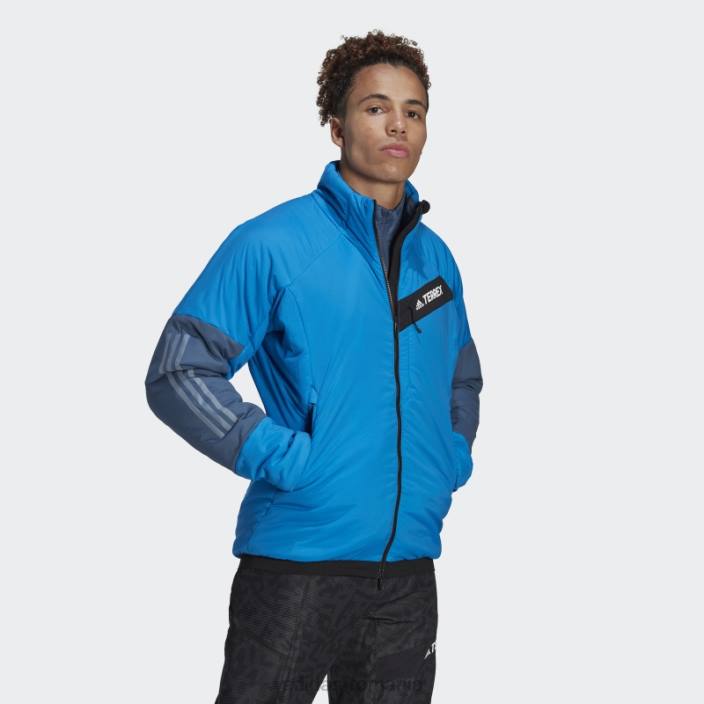 Adidas jachetă primaloft stretch blue terrex techrock bărbați albastru șoc 2JBN15112