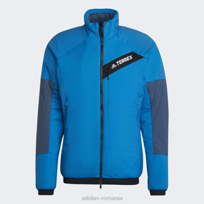 Adidas jachetă primaloft stretch blue terrex techrock bărbați albastru șoc 2JBN15112