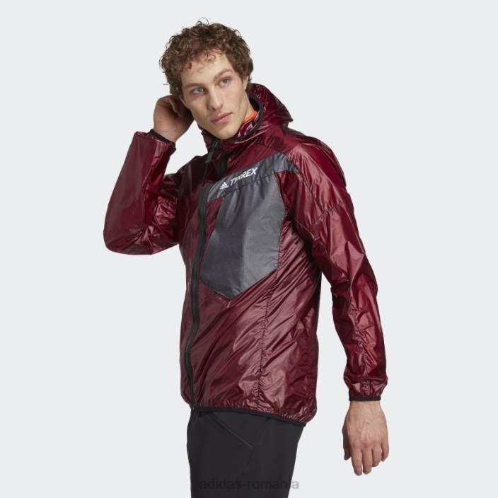 Adidas jachetă roșie techrock, trei în unu, cu glugă adidas bărbați roșu 2JBN13977