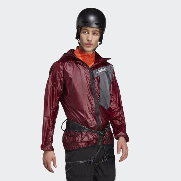 Adidas jachetă roșie techrock, trei în unu, cu glugă adidas bărbați roșu 2JBN13977