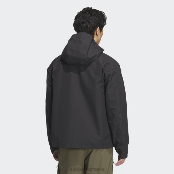 Adidas jachetă utilitas 3 în 1 neagră bărbați negru 2JBN13429