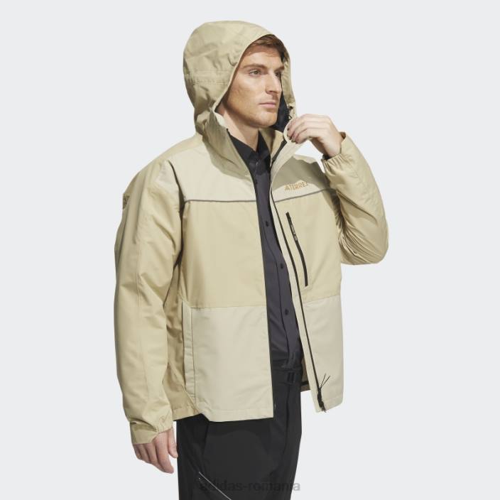 Adidas jachetă utilitas 3 în 1 ton bej bărbați ton bej/savana 2JBN14143