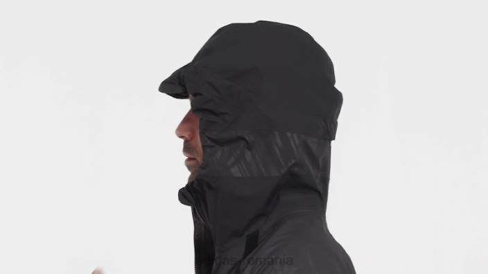 Adidas jacheta de ploaie neagra terrex utilitas rain.rdy 2,5 straturi bărbați negru 2JBN13996