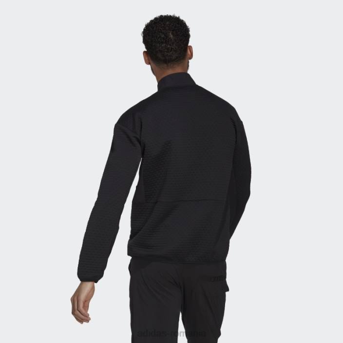 Adidas lână neagră Terrex Hike cu jumătate de fermoar bărbați negru 2JBN14752