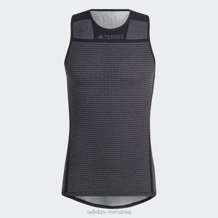Adidas maiou negru cu strat de bază fără mâneci Terrex drynamo adidas bărbați alb negru 2JBN14043