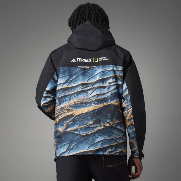 Adidas negru national geographic rain.sacou rdy bărbați negru 2JBN1193