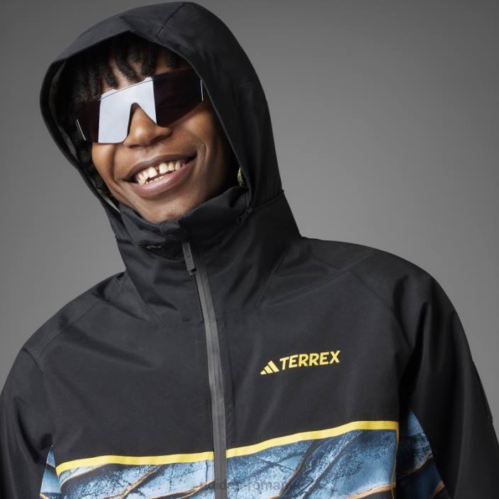 Adidas negru national geographic rain.sacou rdy bărbați negru 2JBN1193