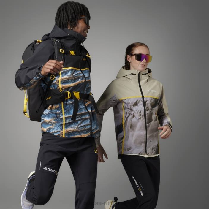 Adidas negru national geographic rain.sacou rdy bărbați negru 2JBN1193
