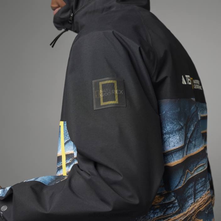 Adidas negru national geographic rain.sacou rdy bărbați negru 2JBN1193