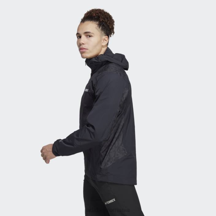 Adidas negru terrex xperior hybrid rain.rdy jacheta adidas bărbați negru 2JBN13839