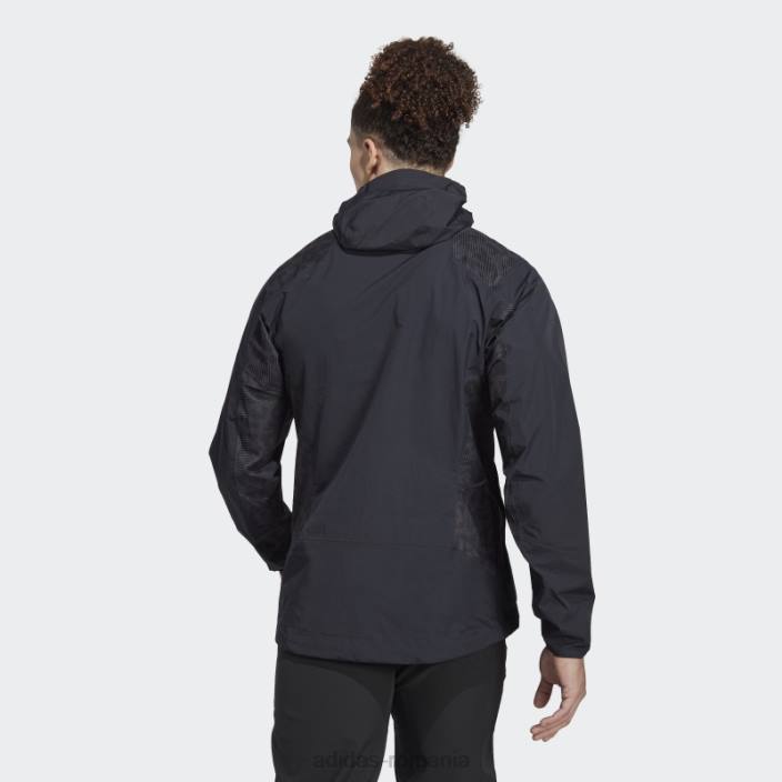 Adidas negru terrex xperior hybrid rain.rdy jacheta adidas bărbați negru 2JBN13839