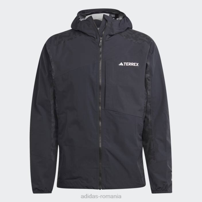 Adidas negru terrex xperior hybrid rain.rdy jacheta adidas bărbați negru 2JBN13839