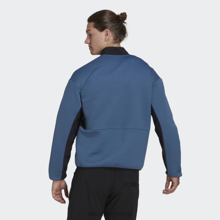 Adidas oțel terrex hike fleece cu jumătate de fermoar adidas bărbați oţel 2JBN14949
