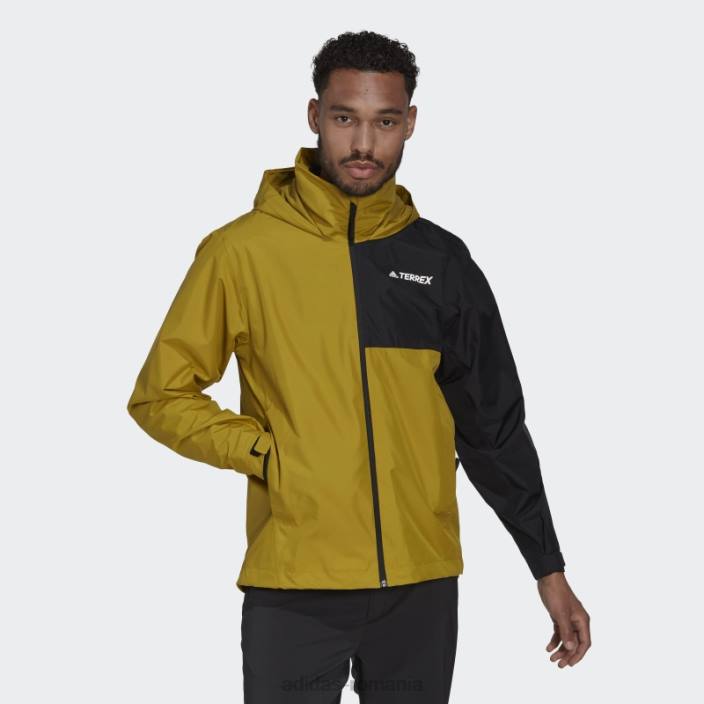 Adidas olive terrex multi rain.rdy jachetă de ploaie în două straturi adidas bărbați măsliniu/negru 2JBN6063