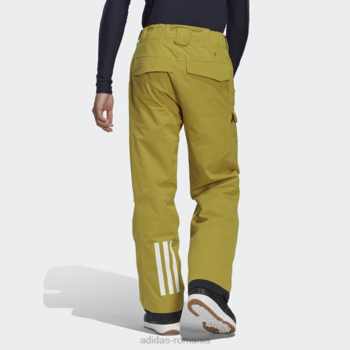 Adidas olive terrex resort pantaloni de trening izolat cu doua straturi pentru zapada bărbați măsline 2JBN14147