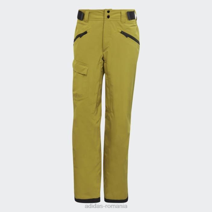 Adidas olive terrex resort pantaloni de trening izolat cu doua straturi pentru zapada bărbați măsline 2JBN14147
