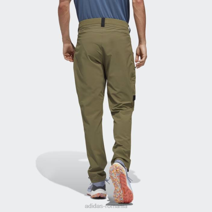 Adidas olive terrex zupahike pantaloni de drumeție bărbați măsline 2JBN6286