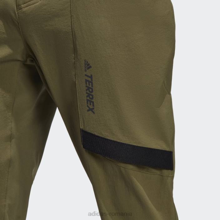 Adidas olive terrex zupahike pantaloni de drumeție bărbați măsline 2JBN6286