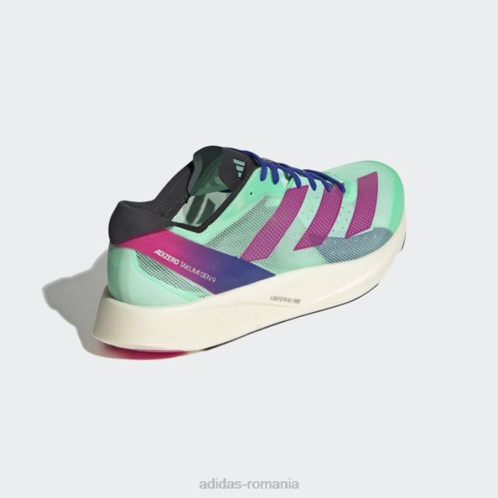 Adidas mint adizero takumi sen 9 pantofi bărbați menta/fucsia/albastru 2JBN3664