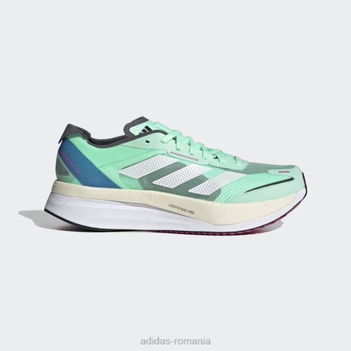 Adidas pantofi adidas mint adizero boston 11 bărbați menta/alb 2JBN12621