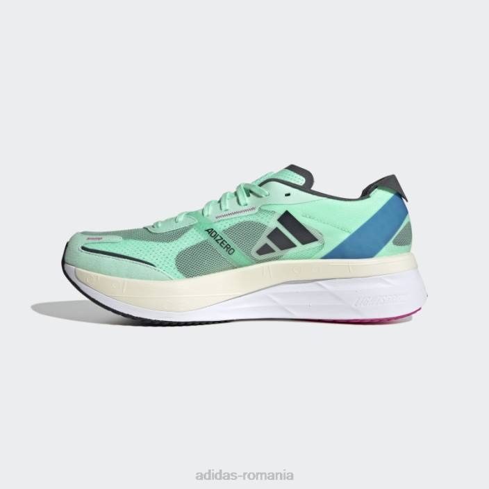 Adidas pantofi adidas mint adizero boston 11 bărbați menta/alb 2JBN12621