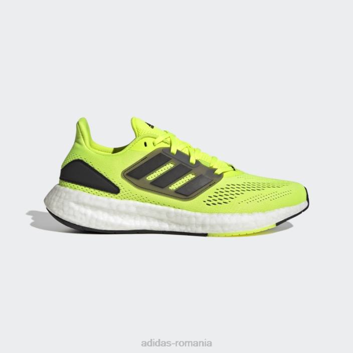 Adidas pantofi adidas pureboost 22 galbeni bărbați galben/negru/alb 2JBN513