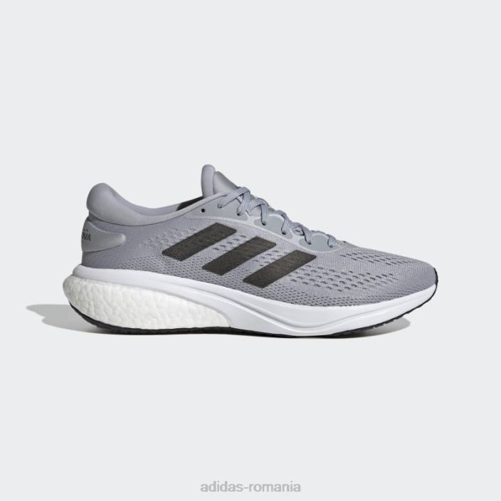 Adidas pantofi adidas supernova 2.0 argintii bărbați argintiu/negru/alb 2JBN12318