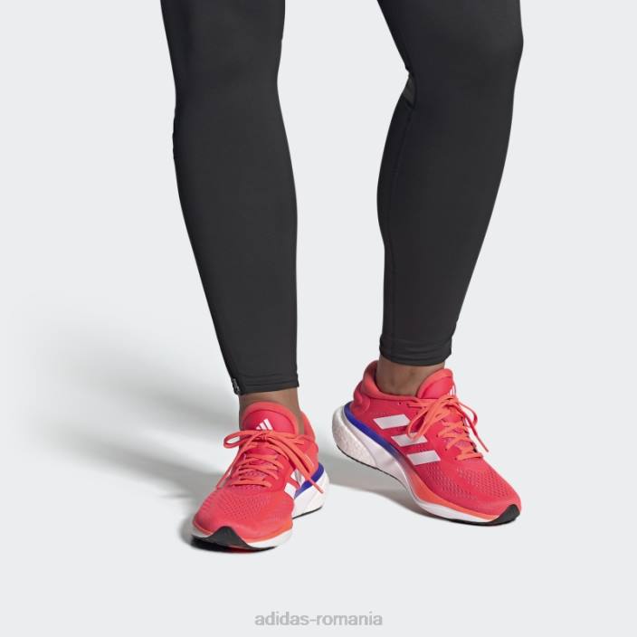 Adidas pantofi adidas supernova 2.0 roșii bărbați roșu/alb/albastru 2JBN12822