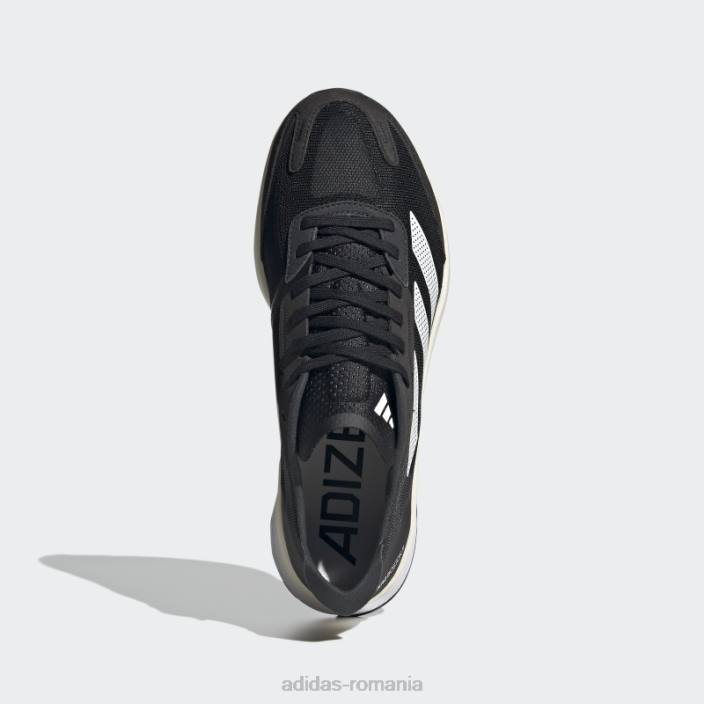 Adidas pantofi adizero boston 11 negri bărbați negru/alb/carbon 2JBN3890