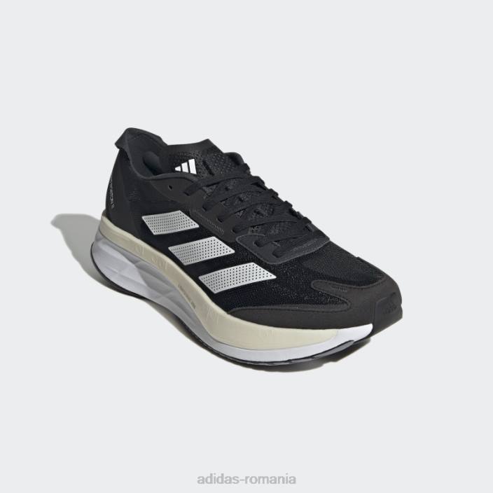 Adidas pantofi adizero boston 11 negri bărbați negru/alb/carbon 2JBN3890