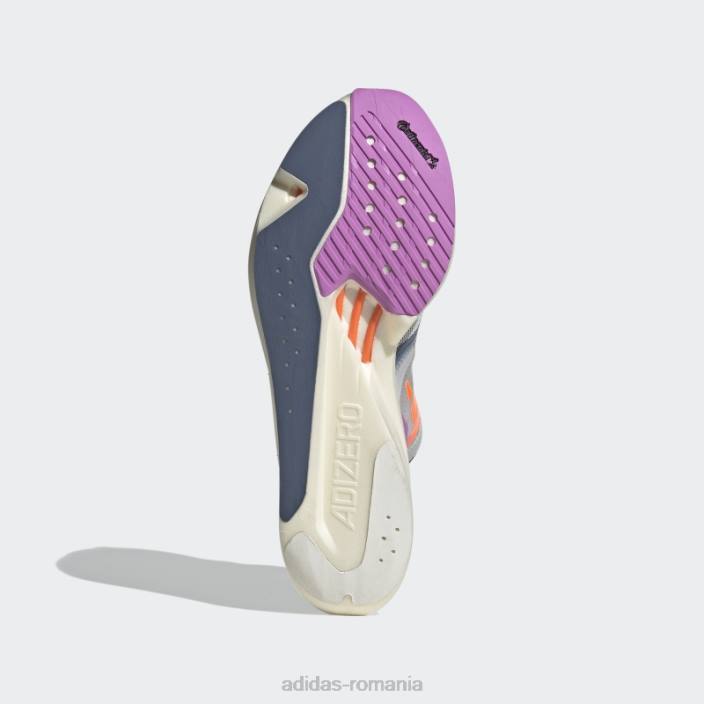 Adidas pantofi adizero takumi sen 8 dash grey bărbați liniuță gri/portocaliu/liliac 2JBN12698