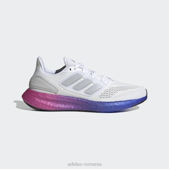 Adidas pantofi albaștri pureboost 22 bărbați alb/gri/albastru 2JBN4152