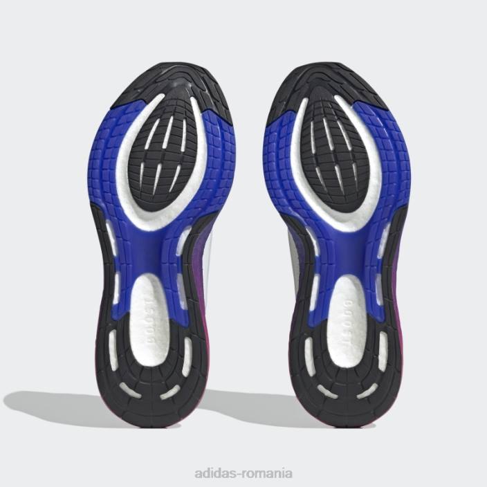 Adidas pantofi albaștri pureboost 22 bărbați alb/gri/albastru 2JBN4152