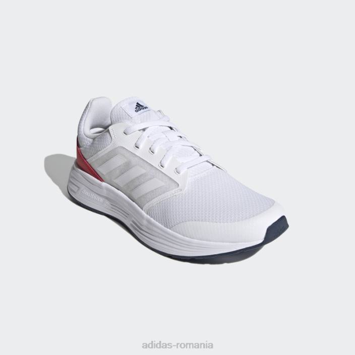 Adidas pantofi albi galaxy 5 bărbați alb/marinier 2JBN502