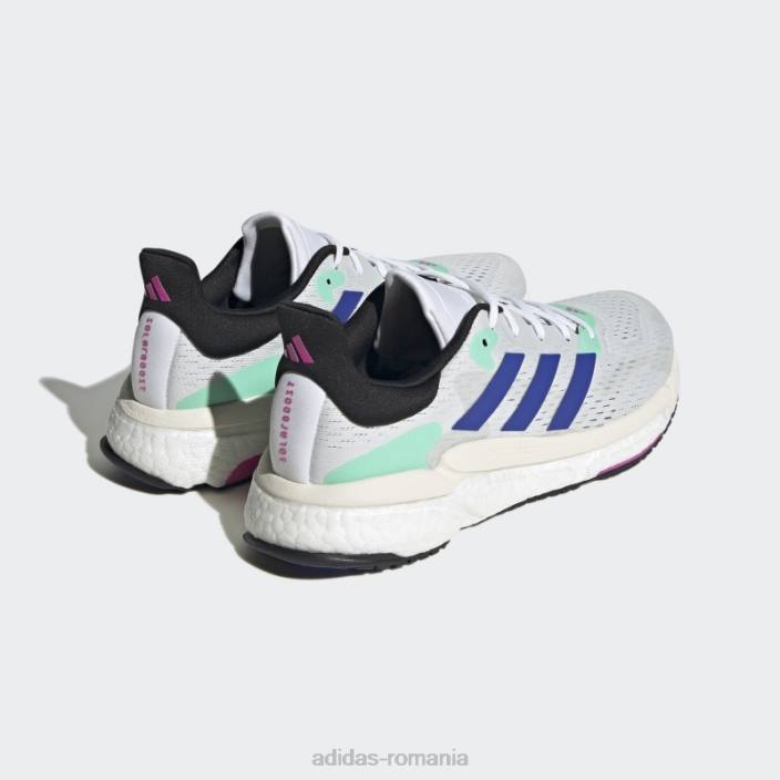 Adidas pantofi albi solarboost 4 bărbați alb/albastru/mentă 2JBN12431