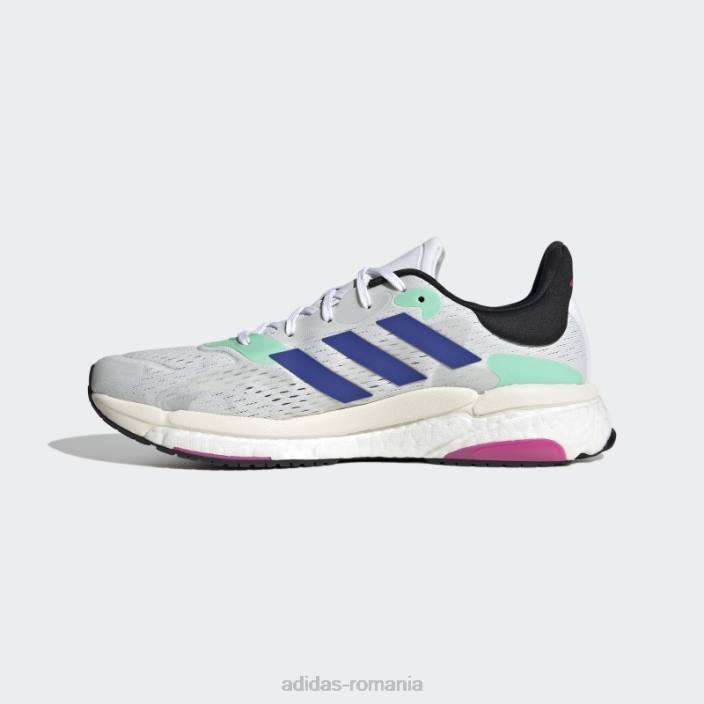 Adidas pantofi albi solarboost 4 bărbați alb/albastru/mentă 2JBN12431