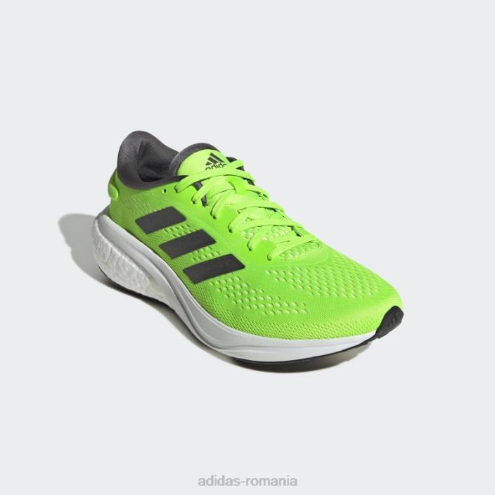 Adidas pantofi alergare supernova 2 verzi adidas bărbați verde/metalic/gri 2JBN576