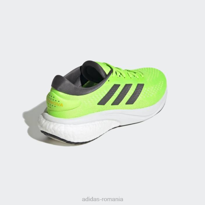 Adidas pantofi alergare supernova 2 verzi adidas bărbați verde/metalic/gri 2JBN576