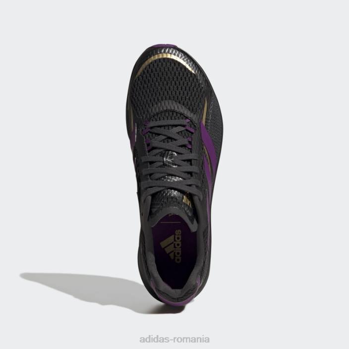 Adidas pantofi black marvel pantera neagră sl20.3 bărbați negru/auriu metalic/violet 2JBN503